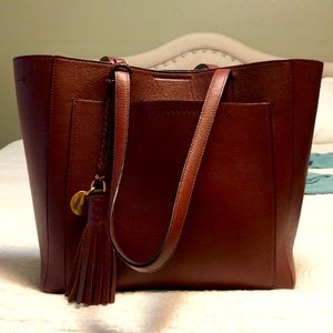 Brown Cole Haan tote shoulder bag purse
